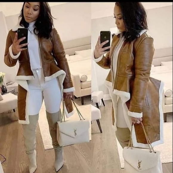 imported Jackets & Blazers - 🔥 aviator Faux leather coat